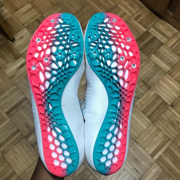 Nike Zoom JA Fly 3 Men's Track Shoes 'White Ombre' Size 12.5 (Missing Spikes) - Picture 10 of 11